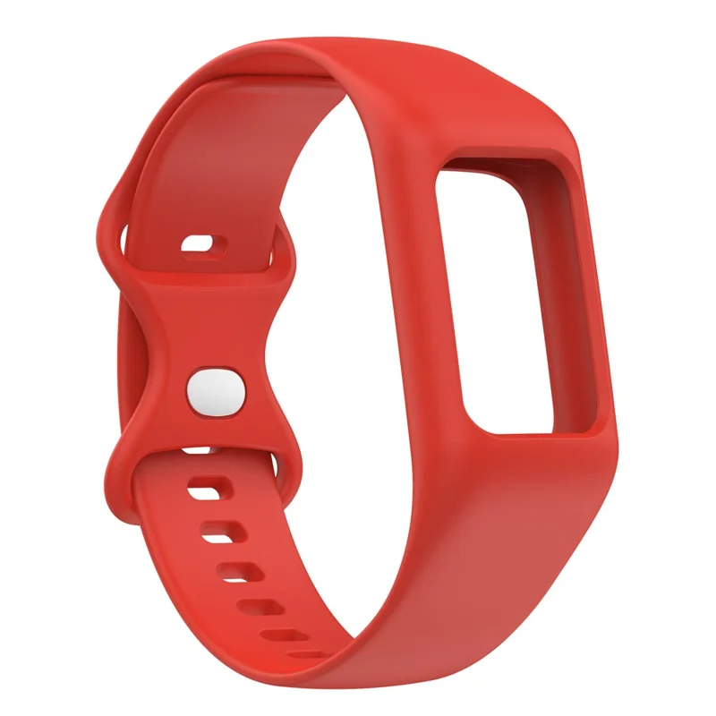 Sport Band for Fitbit Charge 5 / 4 / 3 , Soft Silicone Wristband Replacement Strap with Case - Red