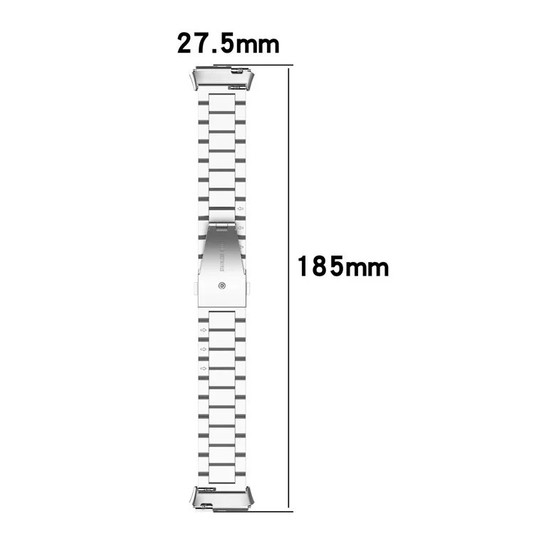 For Xiaomi Redmi Watch 3 Active  /  Watch 3 Lite Replacement Band Stainless Steel Watch Strap - Black