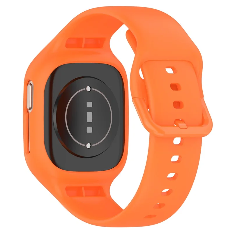 Watch For Honor 4 TMA-L19 Pulseira de Silicone Integrada Capa do Relógio Substituto Pulseira - Laranja