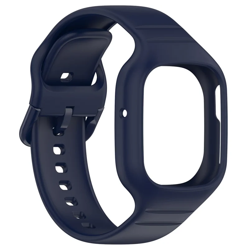 For Honor Watch 4 TMA-L19 Integrated Silicone Strap Watch Case Replacement Wrist Band - Midnight Blue