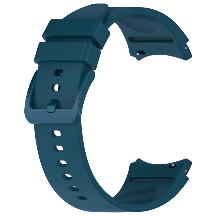 Для Samsung Galaxy Watch FE 40 мм / Watch6 40 мм / 44 мм / Watch6 Classic 43 мм / 47 мм Силиконовый ремешок для часов со Цветная пряжка - темно-синий