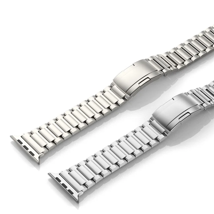 Per Apple Watch Series 10 46mm / Ultra 2 Ultra 49mm / Series 9 8 7 45mm / 6 5 4 SE (2023) SE (2022) SE 44mm / 3 2 1 42mm Cinturino per orologio Lega di titanio - Nero
