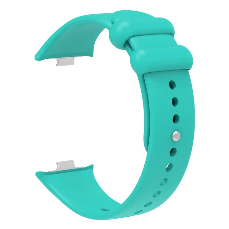 Pour Xiaomi Smart Band 8 Pro Solid Color Wrist Band Remplacement Bracelet de Montre Silicone - Vert Menthe