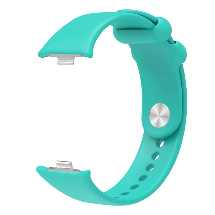 Pour Xiaomi Smart Band 8 Pro Solid Color Wrist Band Remplacement Bracelet de Montre Silicone - Vert Menthe