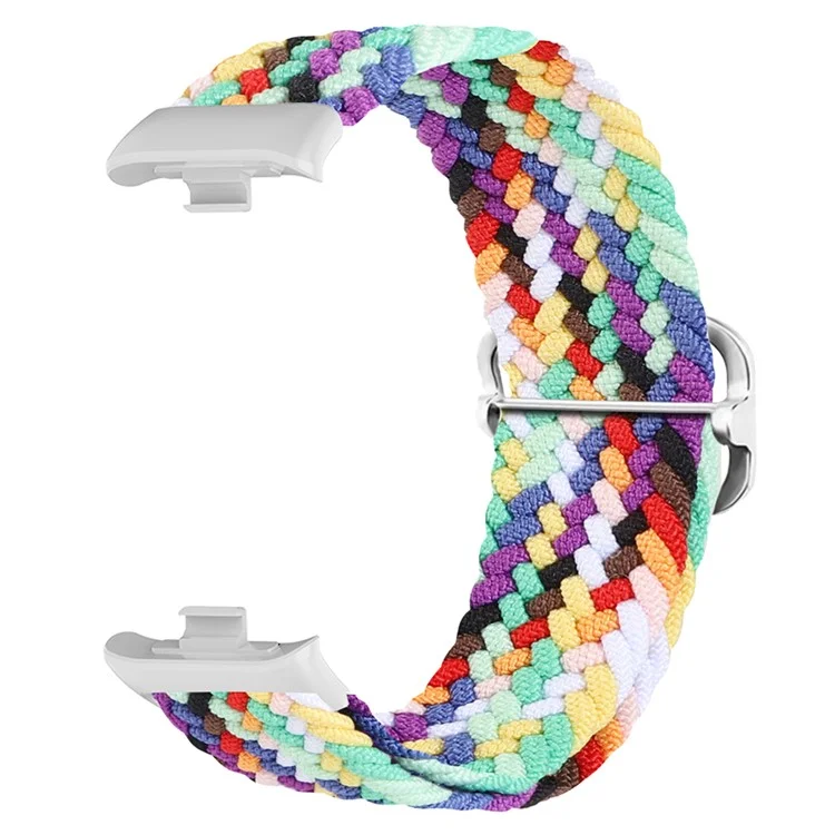 Для Xiaomi Smart Band 8 Pro Nylon Watch Band Adjustable Woven Strap - Official Rainbow