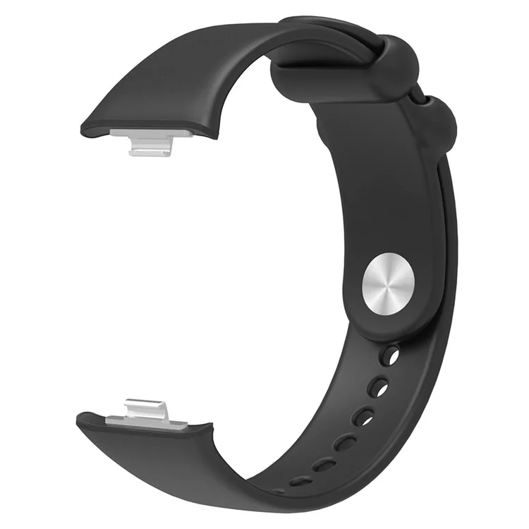 Para Xiaomi Smart Band 8 Pro / Redmi Watch 4 Pulseira de Relógio Silicone Pulseira de Substituição - Preto