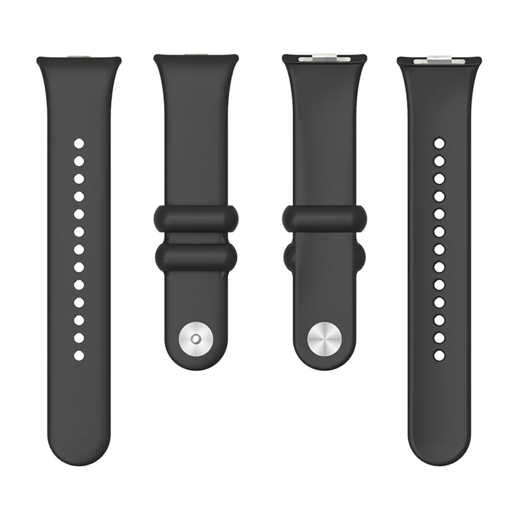 Para Xiaomi Smart Band 8 Pro / Redmi Watch 4 Pulseira de Relógio Silicone Pulseira de Substituição - Preto