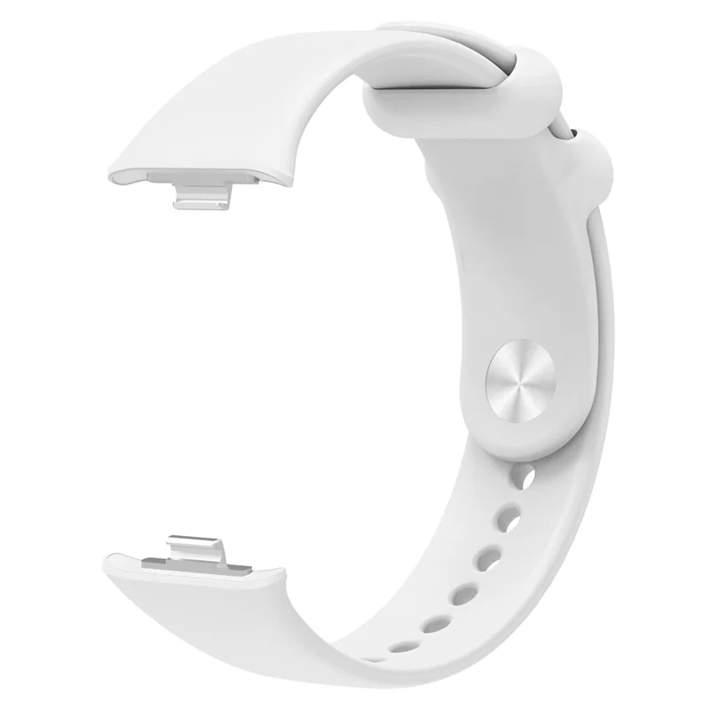 For Xiaomi Smart Band 8 Pro / Redmi Watch 4 Watch Strap Silicone Replacement Wristband - White