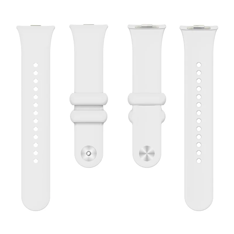 For Xiaomi Smart Band 8 Pro / Redmi Watch 4 Watch Strap Silicone Replacement Wristband - White