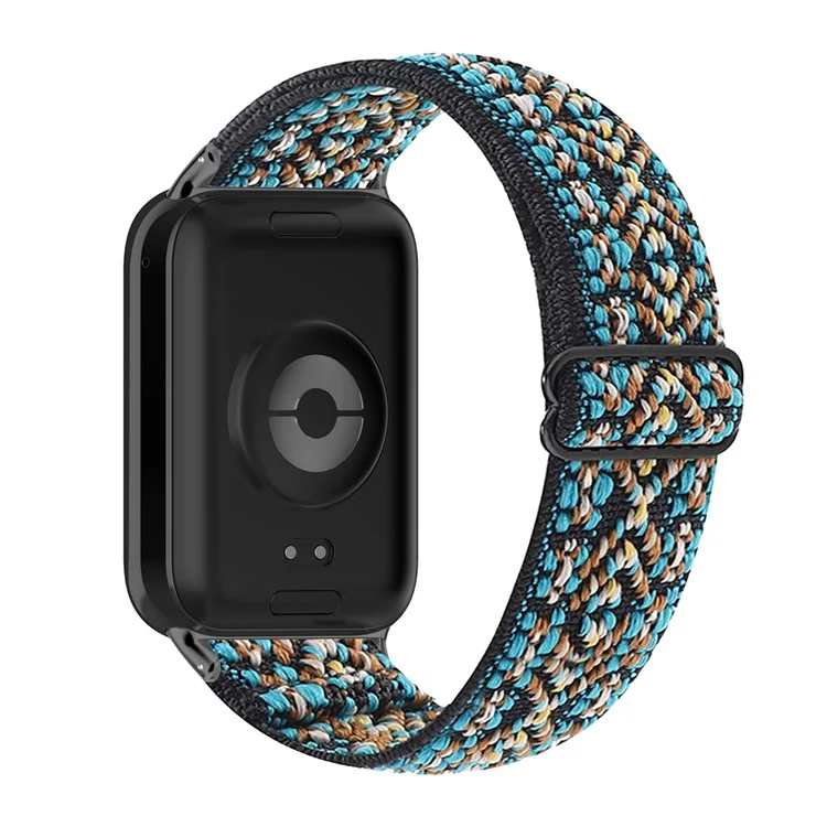 Для Xiaomi Smart Band 8 Pro Nylon Braided Watch Strap Quick Release Elastic Watch Band - Коричневый