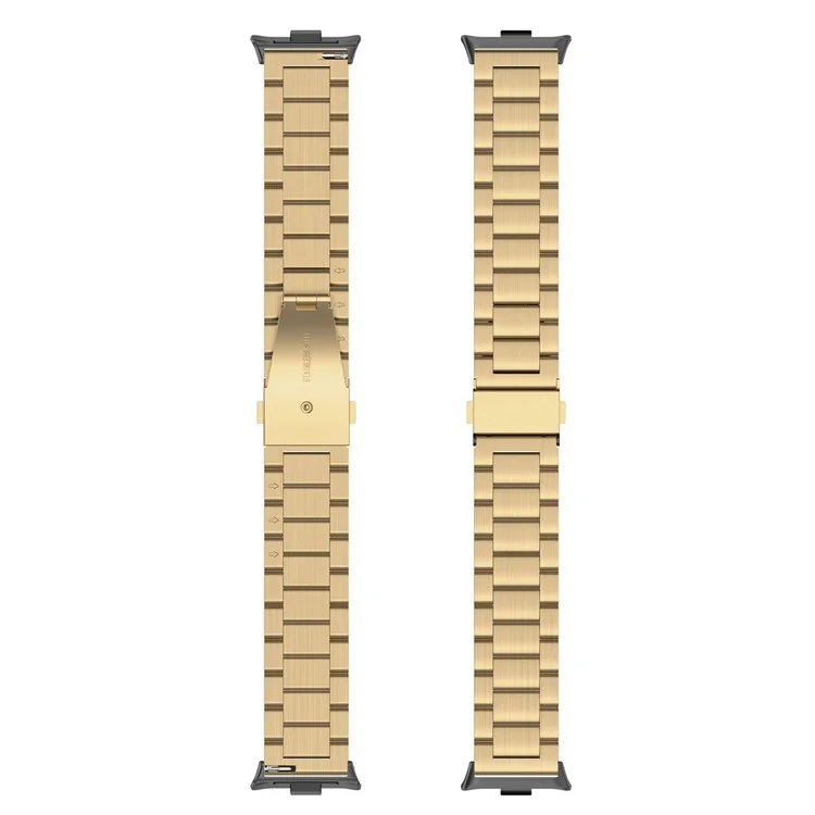 Stainless Steel Watch Strap for Xiaomi Smart Band 8 Pro Watch Band with Tool, Spring Bar - Gold