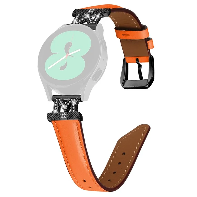 Black Buckle Watch Strap for Huami Amazfit Cheetah Pro M-Shape Connector 20mm Watch Band - Orange