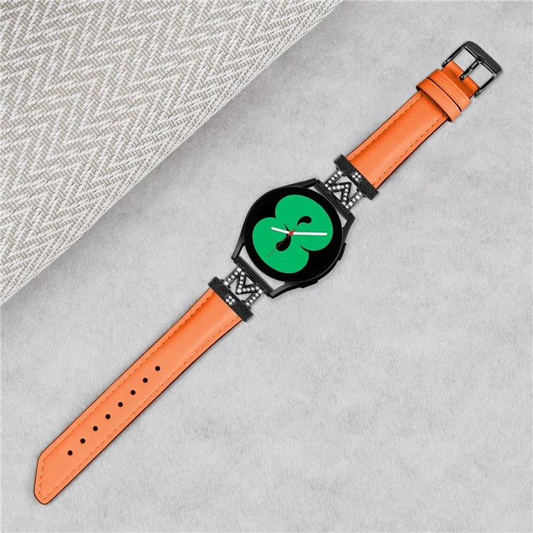 Black Buckle Watch Strap for Huami Amazfit Cheetah Pro M-Shape Connector 20mm Watch Band - Orange