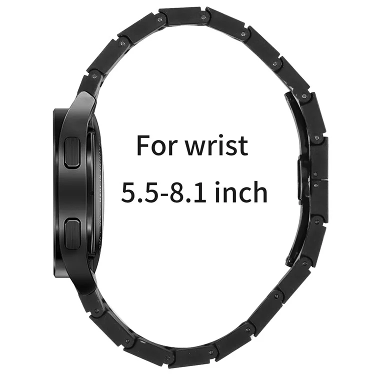 Pour Huami Amazfit Cheetah Pro Bracelet de montre en métal 20 mm avec texture en fibre de carbone Bracelet de montre avec connecteur