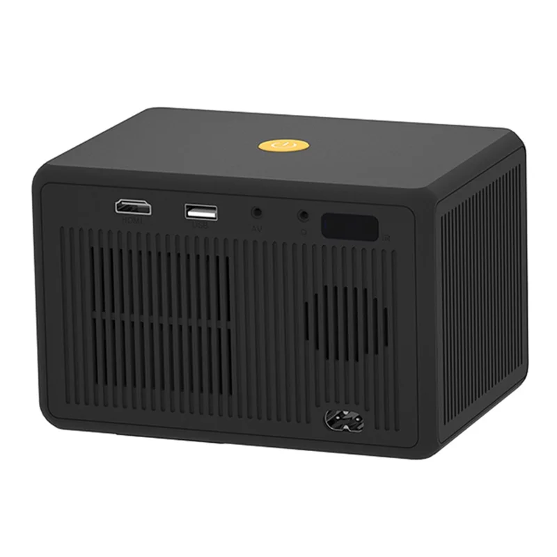 Y7 WiFi Portable Projector HD Office Home Theater Video Projector Kids Gift Media Player for YouTube Version - UK Plug