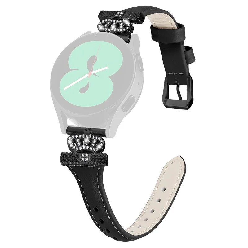 Per Huami Amazfit Cheetah Pro 20mm Strap Black Buckle Crown Connector Watch Band - Nero