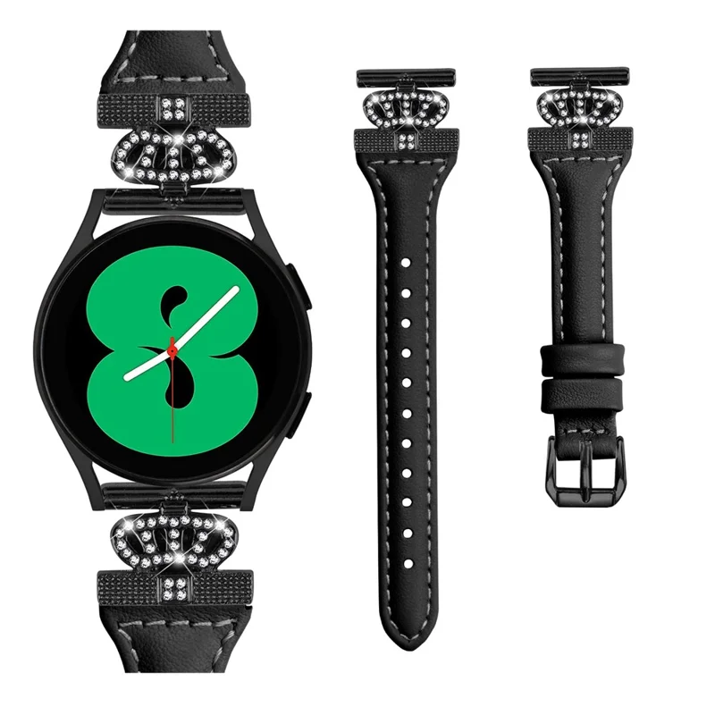 Per Huami Amazfit Cheetah Pro 20mm Strap Black Buckle Crown Connector Watch Band - Nero