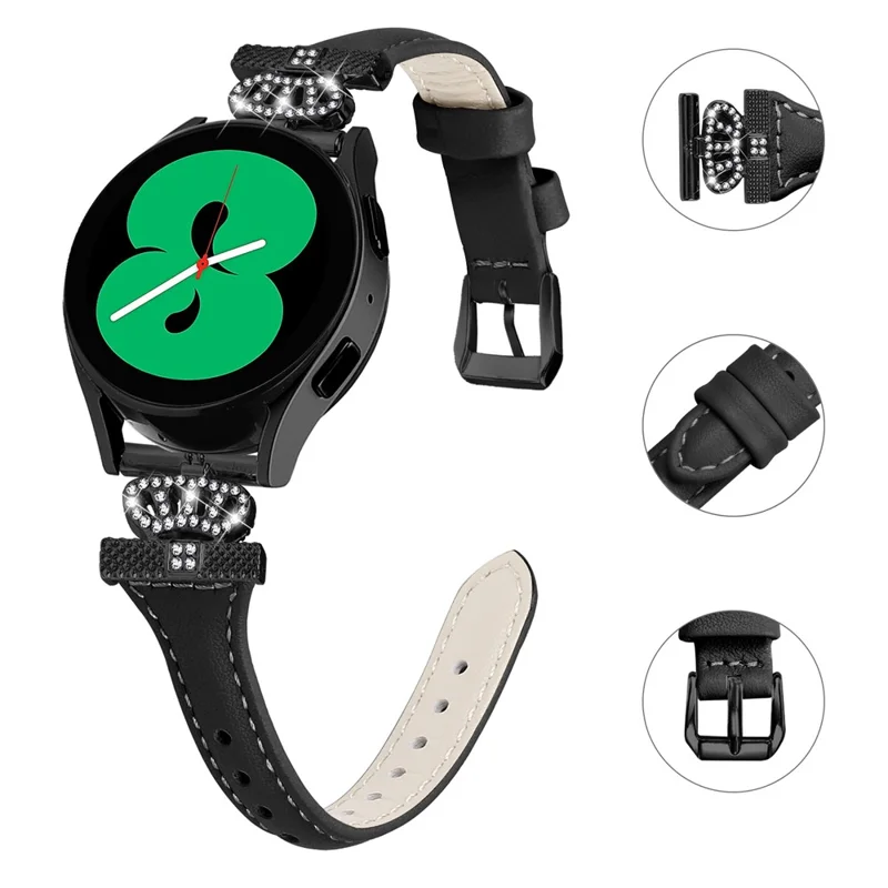 Per Huami Amazfit Cheetah Pro 20mm Strap Black Buckle Crown Connector Watch Band - Nero