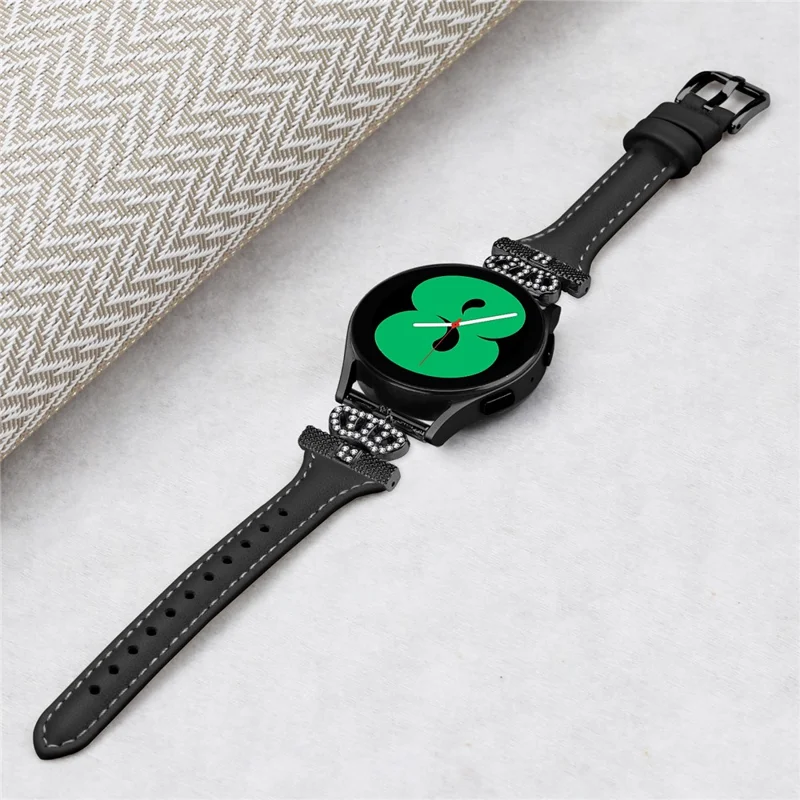 Per Huami Amazfit Cheetah Pro 20mm Strap Black Buckle Crown Connector Watch Band - Nero