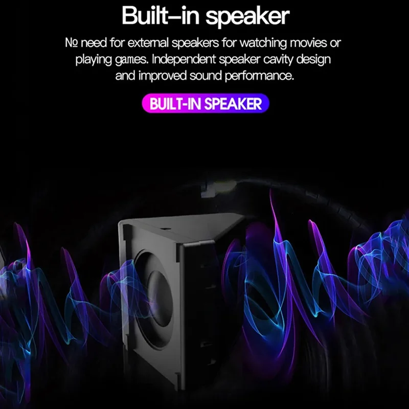 J9 480x360 HD 1080P Mini LED Projector Home Theater Portable Pocket Beamer Built-in Speaker, Basic Version - Blue / AU Plug