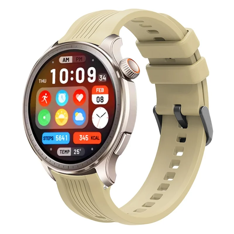 Für Huami Amazfit Balance (A2286) Silikon-Armband Armbanduhr mit Uhrgehäuse-Abdeckung - Starlight