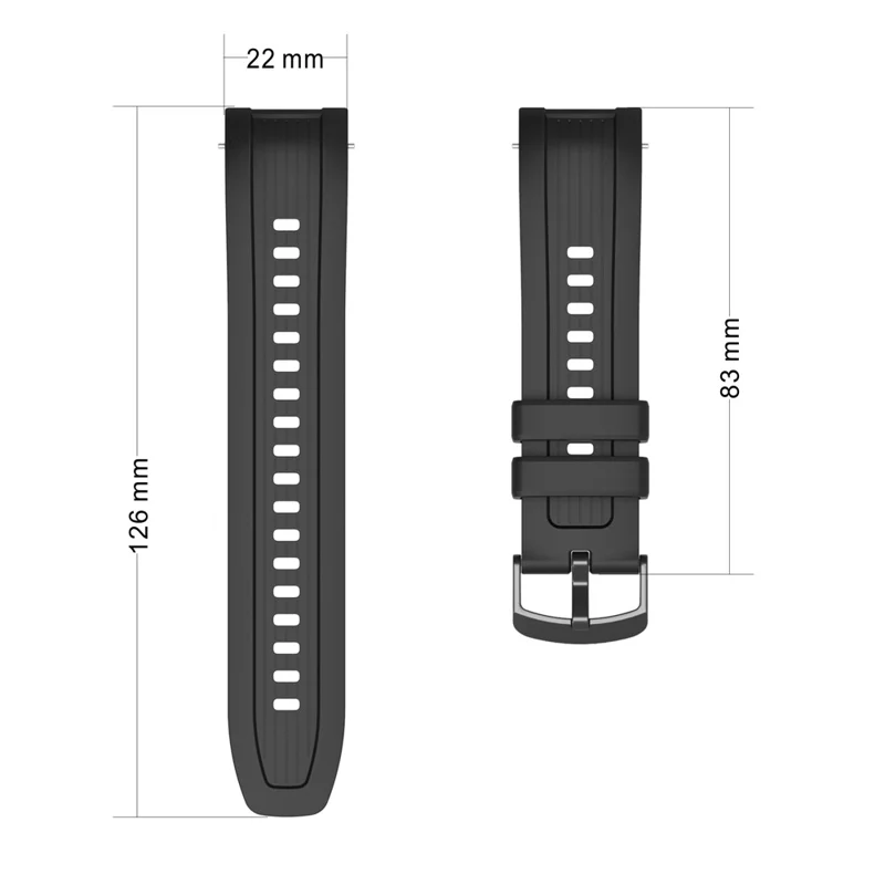 Para Huami Amazfit Balance (A2286) Correa de Silicona Reloj de Pulsera Banda con Cubierta de Marco de Reloj - Gris
