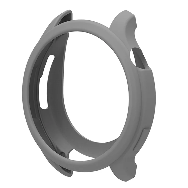 Para Huami Amazfit Balance (A2286) Correa de Silicona Reloj de Pulsera Banda con Cubierta de Marco de Reloj - Gris