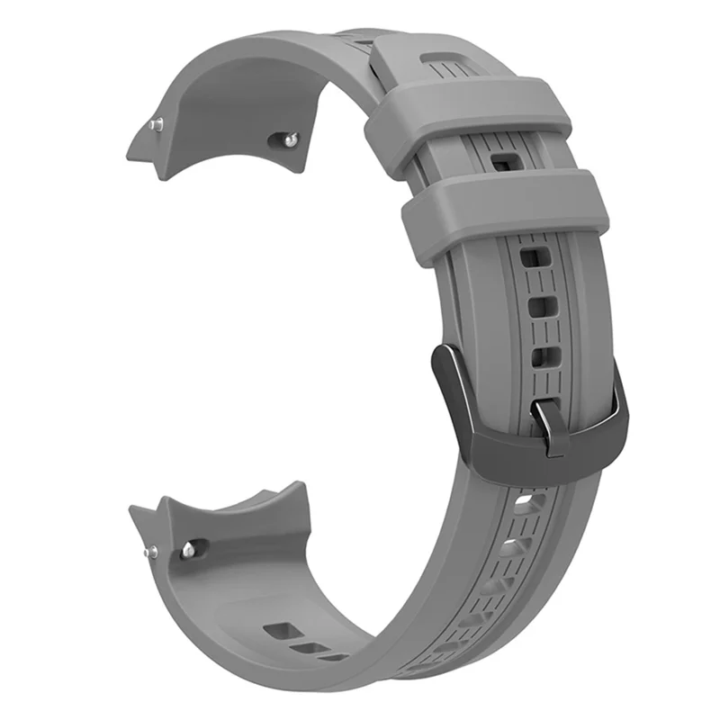Para Huami Amazfit Balance (A2286) Correa de Silicona Reloj de Pulsera Banda con Cubierta de Marco de Reloj - Gris