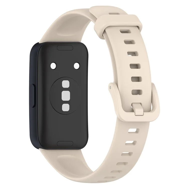 Для Huawei Band 8 / Band 8 NFC / Band 9 / Band 9 NFC Силиконовый ремешок Водонепроницаемый, мягкий ремешок для часов - Слоновая кость