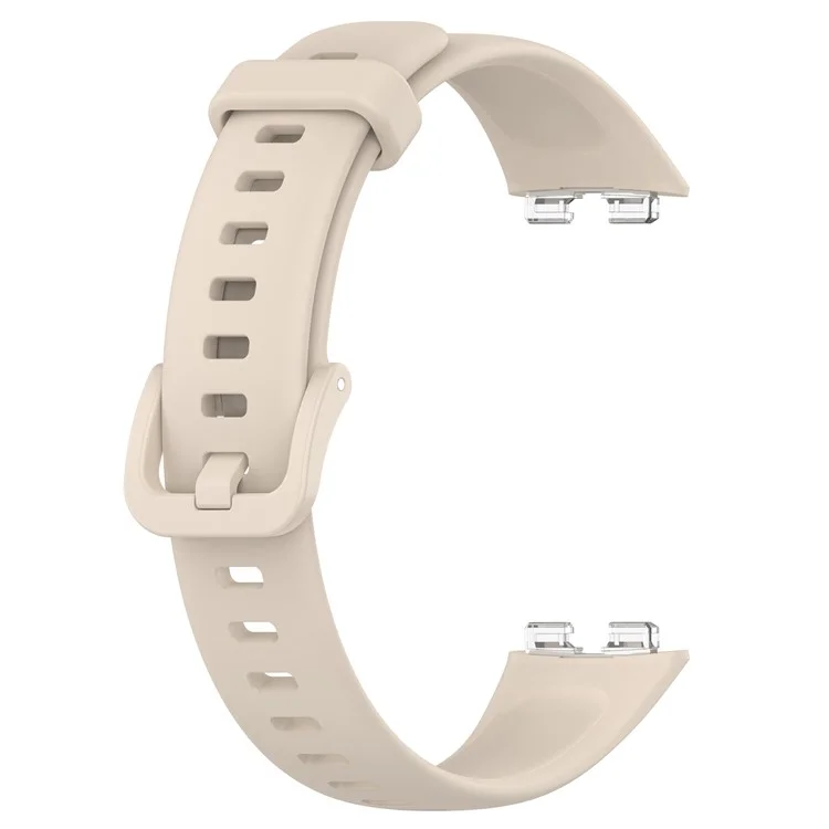 Для Huawei Band 8 / Band 8 NFC / Band 9 / Band 9 NFC Силиконовый ремешок Водонепроницаемый, мягкий ремешок для часов - Слоновая кость