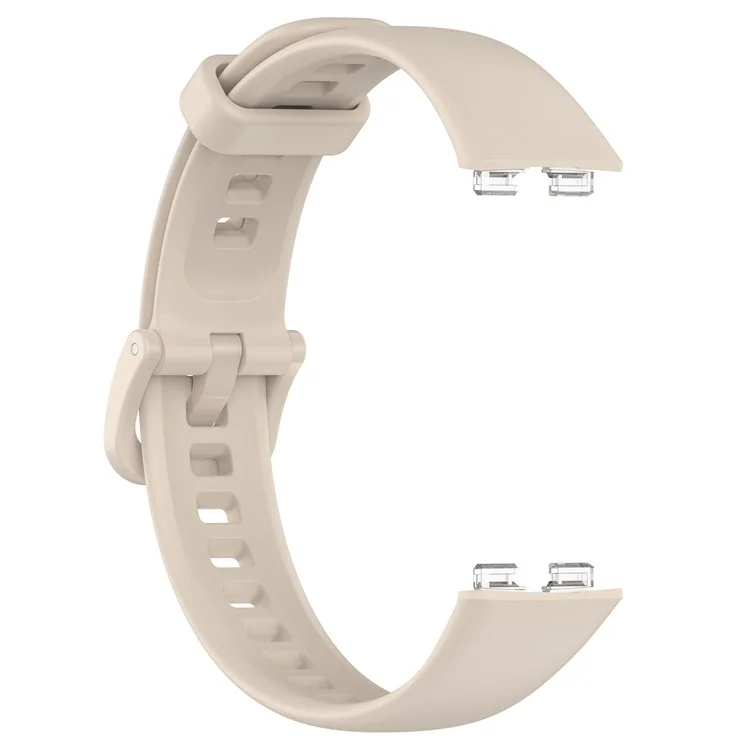 Для Huawei Band 8 / Band 8 NFC / Band 9 / Band 9 NFC Силиконовый ремешок Водонепроницаемый, мягкий ремешок для часов - Слоновая кость