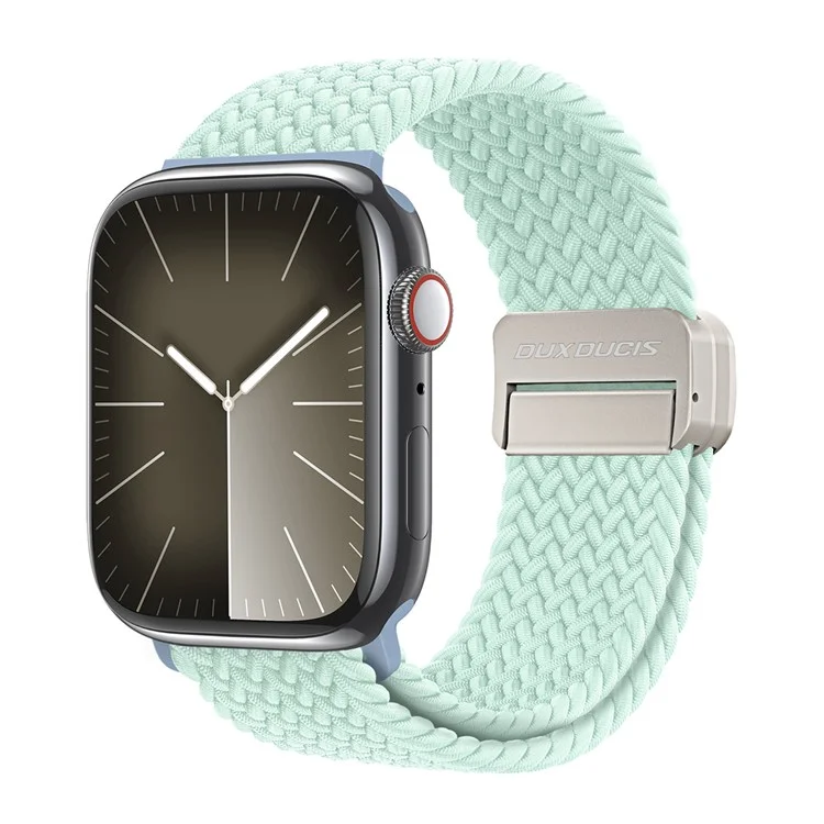Pulseira de Relógio DUX DUCIS para Apple Watch Series 10 42mm / 9 8 7 41mm / SE (2023) SE (2022) SE 6 5 4 40mm / 3 2 1 38mm - Nylon Mint Suave