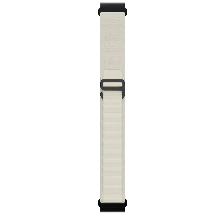 Pour Garmin Fenix 7 / Forerunner 965 / 955 / 945 / 935 Bracelet Nylon Boucle Dégagement Rapide 22mm Bracelet - Blanc