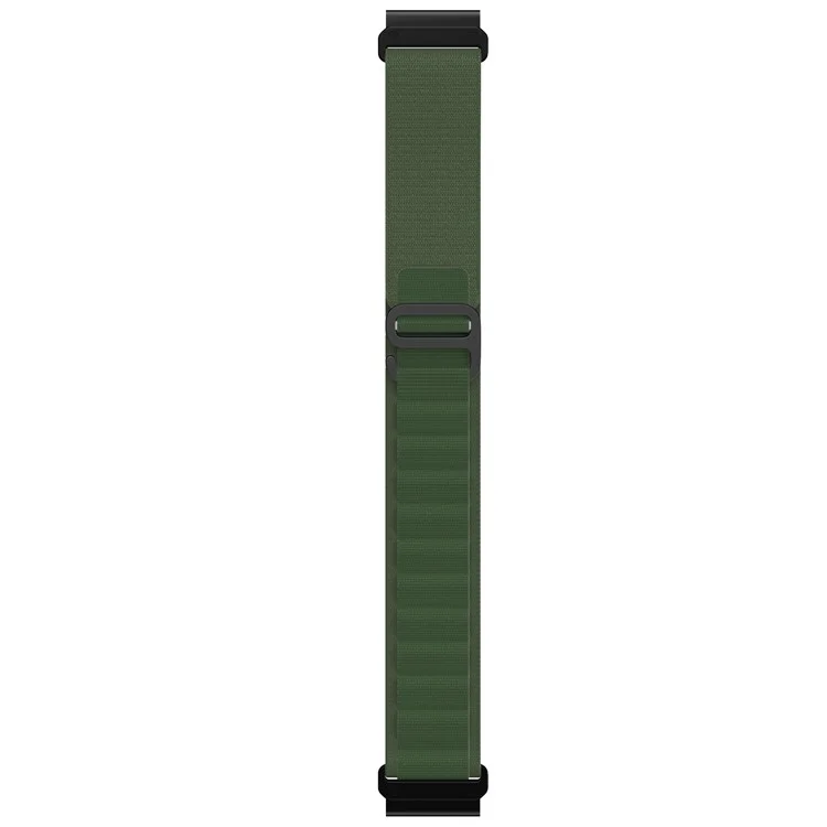 Pour Garmin Fenix 7 / Forerunner 965 / 955 / 945 / 935 Bracelet de montre Sangle en nylon à dégagement rapide 22 mm Bracelet - Vert armée