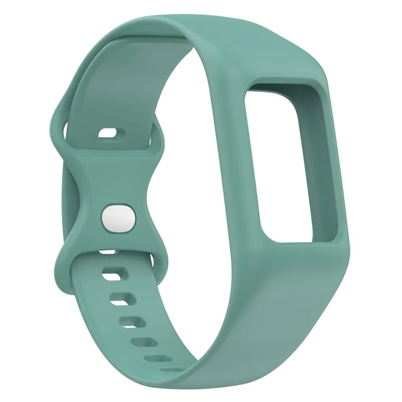 For Fitbit Charge 6 / 5 / 4 / 3 Watch Strap Integrate Silicone Watch Band with Case Cover - Green