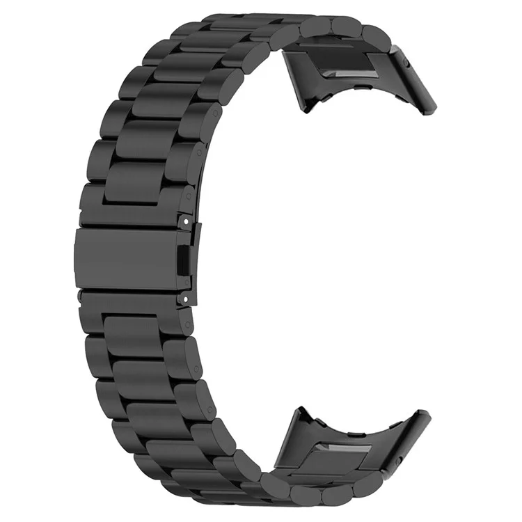 Pour Google Pixel Watch 3 41mm / Watch 2 / Pixel Watch Stainless Steel Watch Strap Intégrer Bande de rechange - Noir