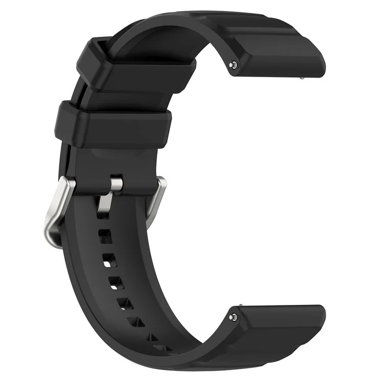 Per Huami Amazftit GTR 4 Watch Strap 22mm Cinturino in Silicone per Orologi Sostituzione - Nero