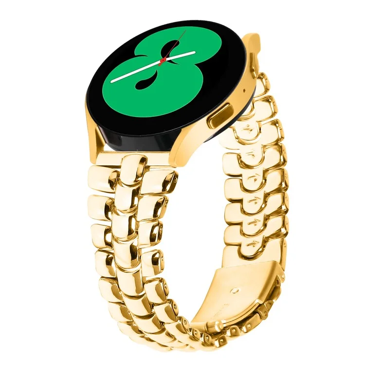 Para Huami Amazfit Youth Edition 20mm Replacement Strap Aço Inoxidável Mulheres Watch Band - Ouro