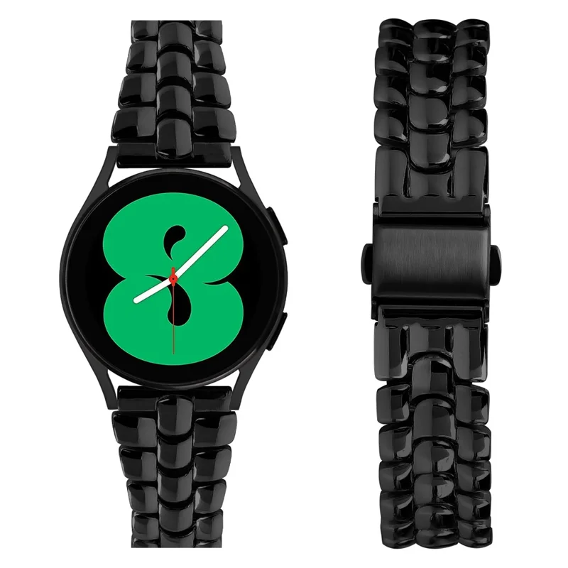 For Garmin Vivomove3 / GarminMove 3 Stainless Steel Strap 20mm Replace Watch Band - Black