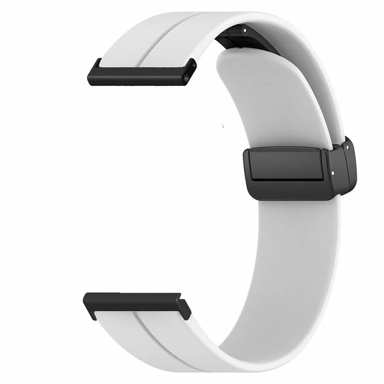 For Suunto Spartan Sport Wrist HR Baro / Suunto 7 Strap 24mm Silicone Watch Band (Thick Spring Bar) - White