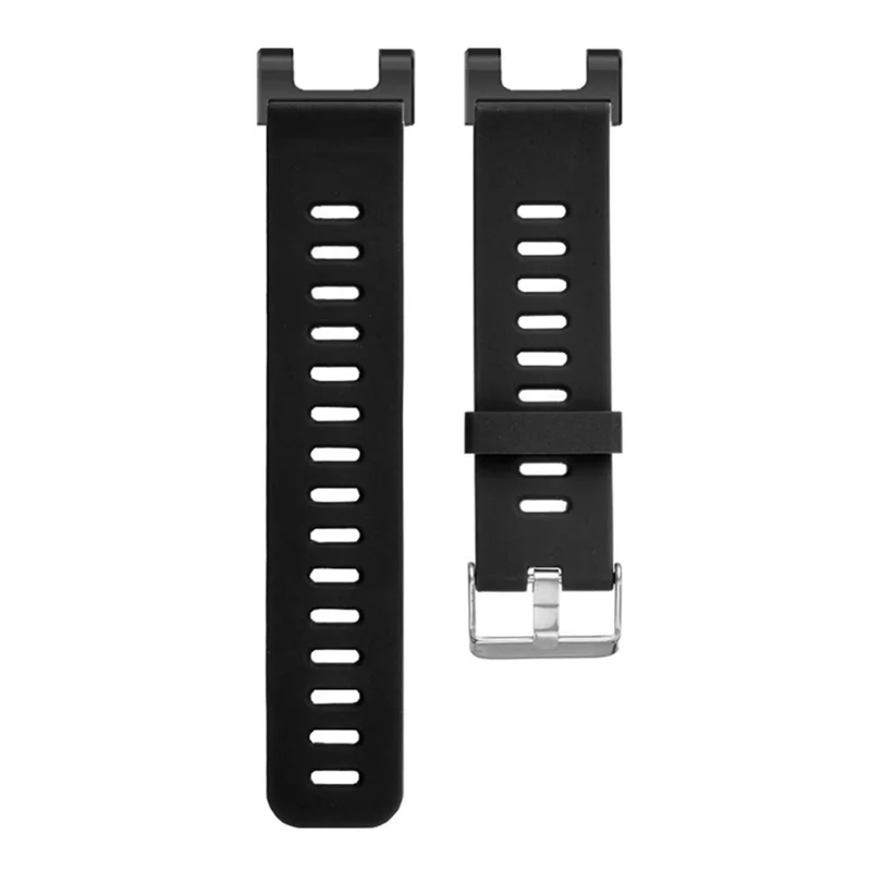 For Huami Amazfit T-Rex / T-Rex Pro Silicone Watch Bands Dual Color Replacement Straps - Black+Dark Grey