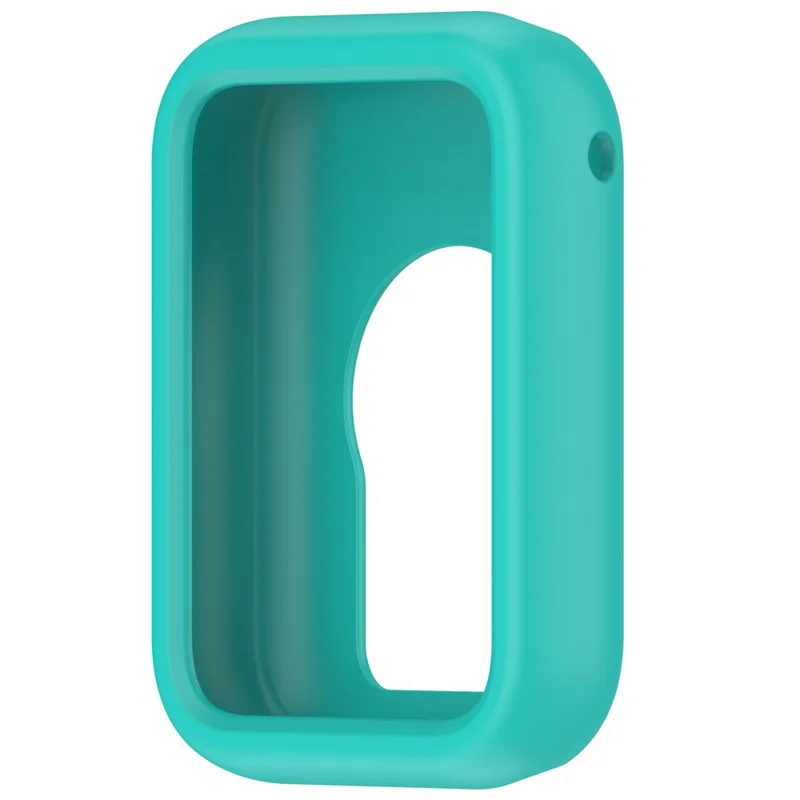 For Xiaomi Smart Band 8 Pro Watch Band Silicone Anti-scratch Strap with Case - Teal Green