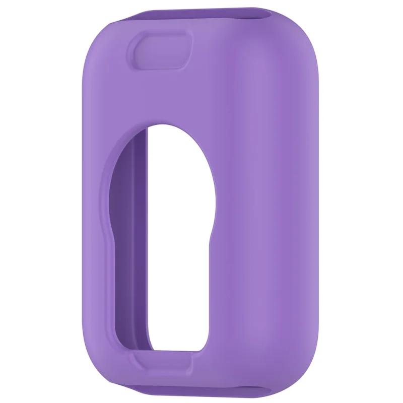 For Xiaomi Smart Band 8 Pro Watch Band Silicone Anti-scratch Strap with Case - Purple