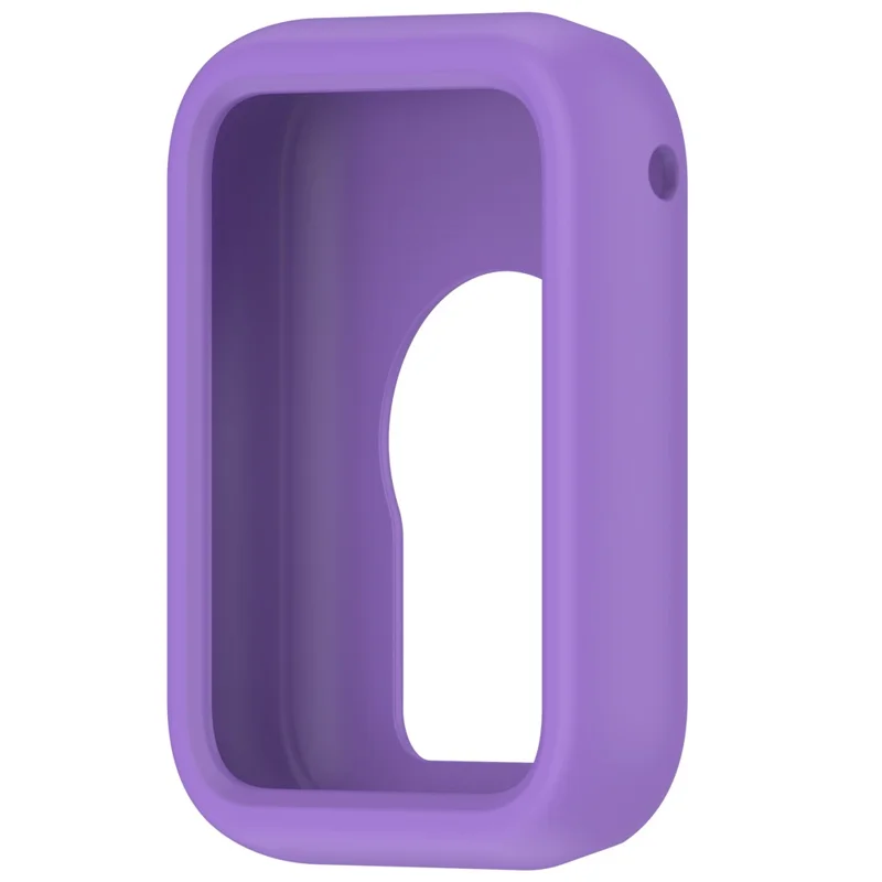 For Xiaomi Smart Band 8 Pro Watch Band Silicone Anti-scratch Strap with Case - Purple