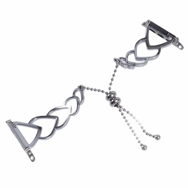 Para Apple Watch 10 46mm / Ultra 2 / Ultra 49mm / 9 8 7 45mm / SE (2023) SE (2022) SE 6 5 4 44mm / 3 2 1 42mm Steel Watch Band Wrist Strap - Prata