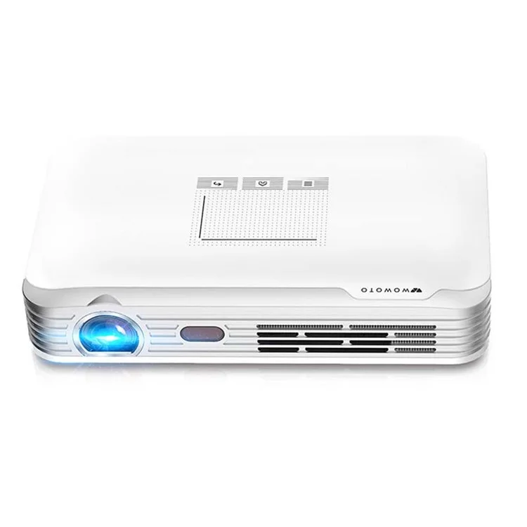 Projecteur intelligent pour la maison de théâtre DLP WOWOTO T9 1080P HD Mini Projecteur pour bureau et conférence (prise EU)