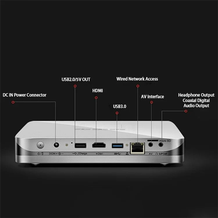 Projecteur intelligent pour la maison de théâtre DLP WOWOTO T9 1080P HD Mini Projecteur pour bureau et conférence (prise EU)