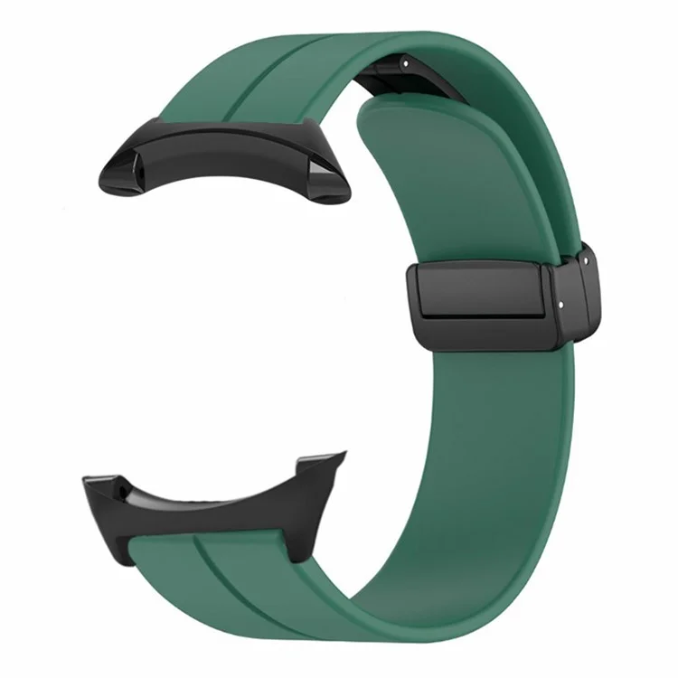 Para Suunto Core Silicone Watch Bands Magnetic Buckle 22mm Strap Replacement - Army Green