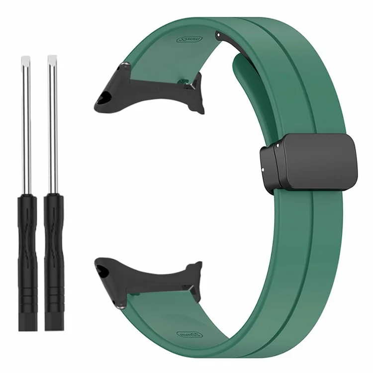 Para Suunto Core Silicone Watch Bands Magnetic Buckle 22mm Strap Replacement - Army Green