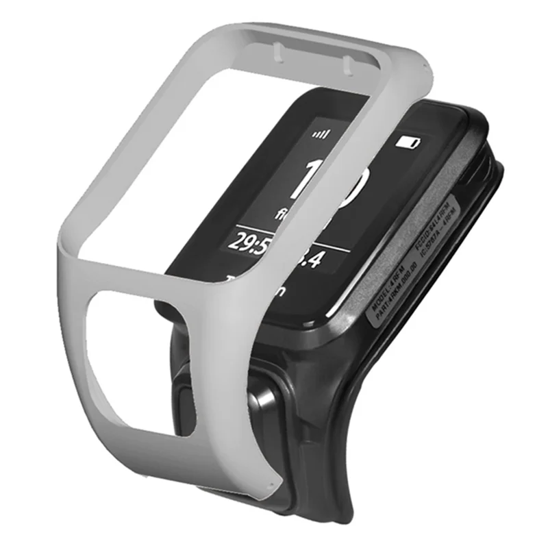 For TomTom Runner 3 / Adventurer Watch Bumper Case Hard PC Cover Frame - White